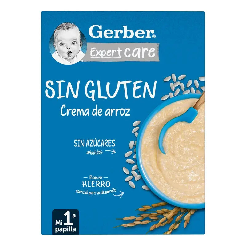 GERBER Creme de cereais de arroz sem glúten 250g