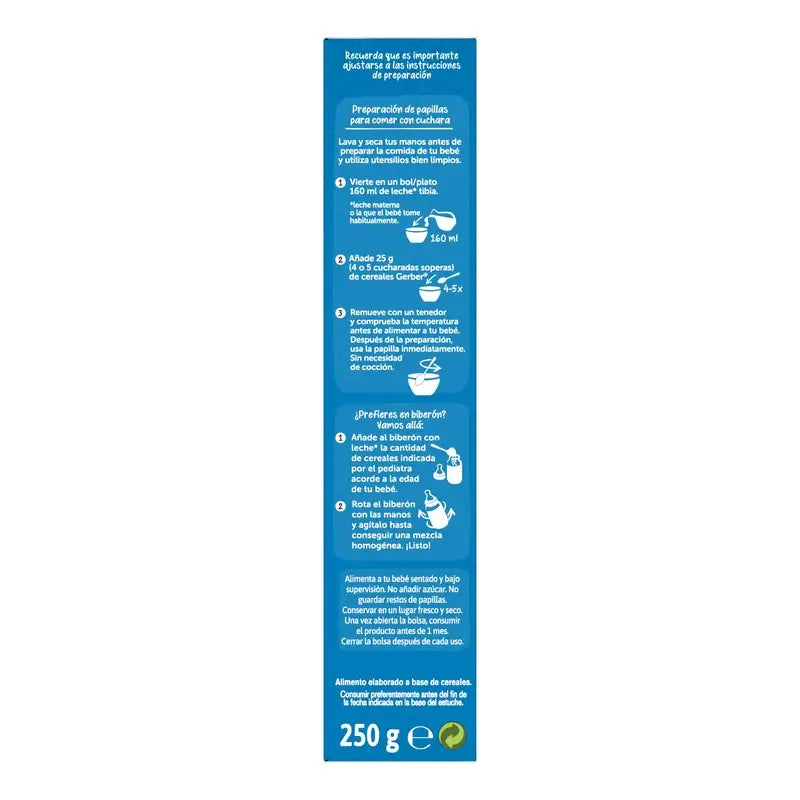 GERBER Creme de cereais de arroz sem glúten 250g