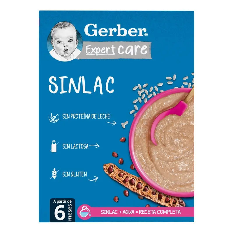 Gerber Papilla Expertcare Sinlac, a partir dos 6 meses, 250 gr