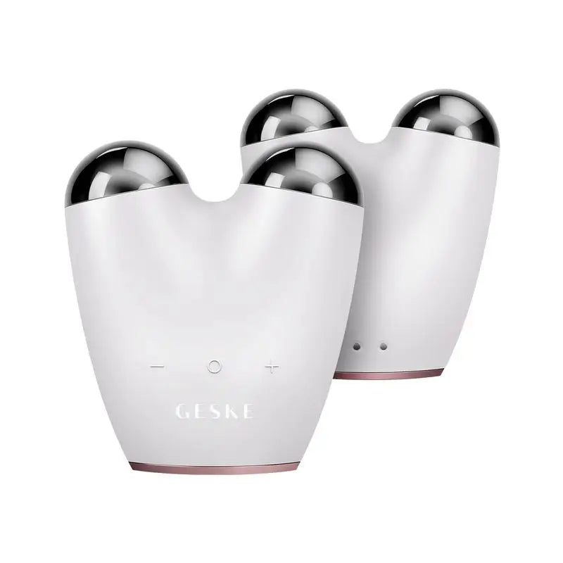 Geske Microcurrent Facial Tightener - 6 em 1 - Ouro Branco Rosa