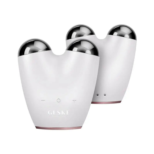 Geske Microcurrent Facial Tightener - 6 em 1 - Ouro Branco Rosa