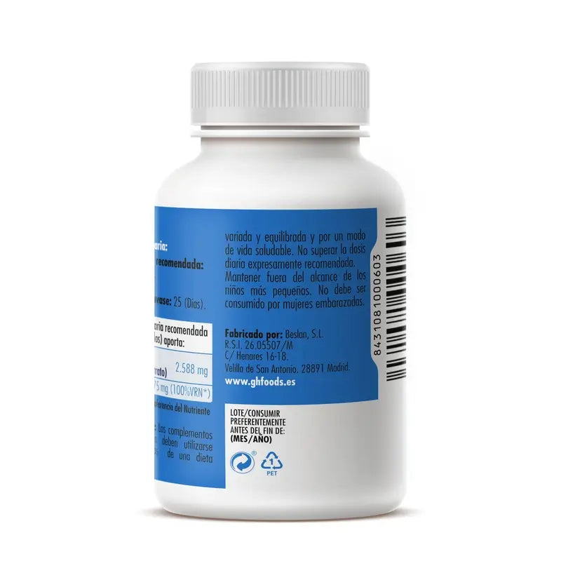 Ghf Magnésio Quelato 100 Comprimidos