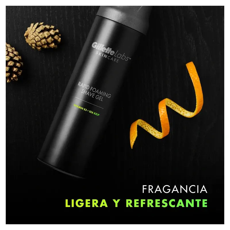 Gel de Barbear Gillette Labs Quick Foam, 198 ml