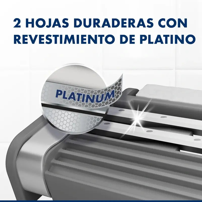 Gillette Blue Ii Max lâminas de barbear descartáveis X10, 2 lâminas gel lubrificante