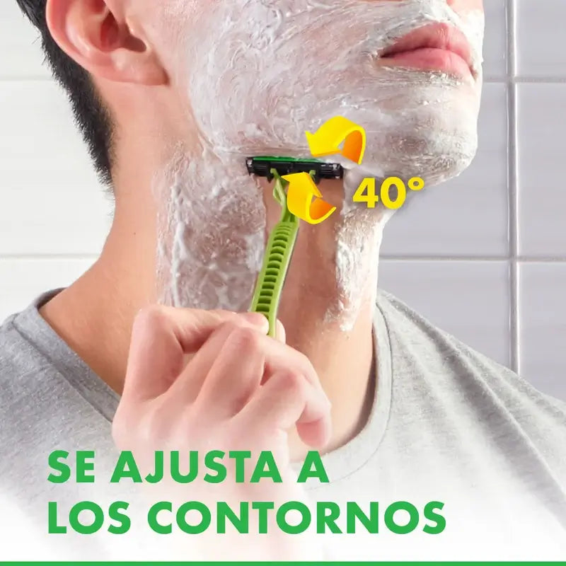 Gillette Blue3 Sensitive Navalha Descartável para Homem , 5 unid.