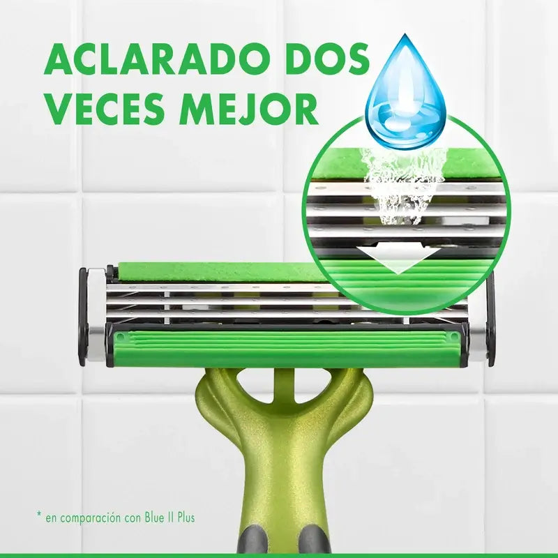 Gillette Blue3 Sensitive Navalha Descartável para Homem , 5 unid.