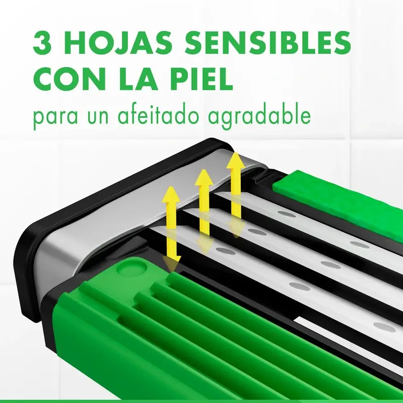 Gillette Blue3 Sensitive Navalha Descartável para Homem , 5 unid.