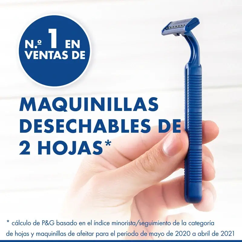 Gillette Blueii Navalhas descartáveis para homem , 20 peças.