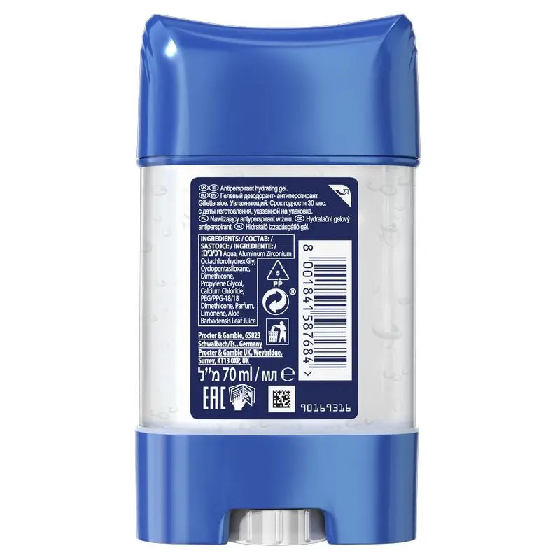 Desodorizante Gillette Hydra Gel Antitranspiração Aloé 70Ml