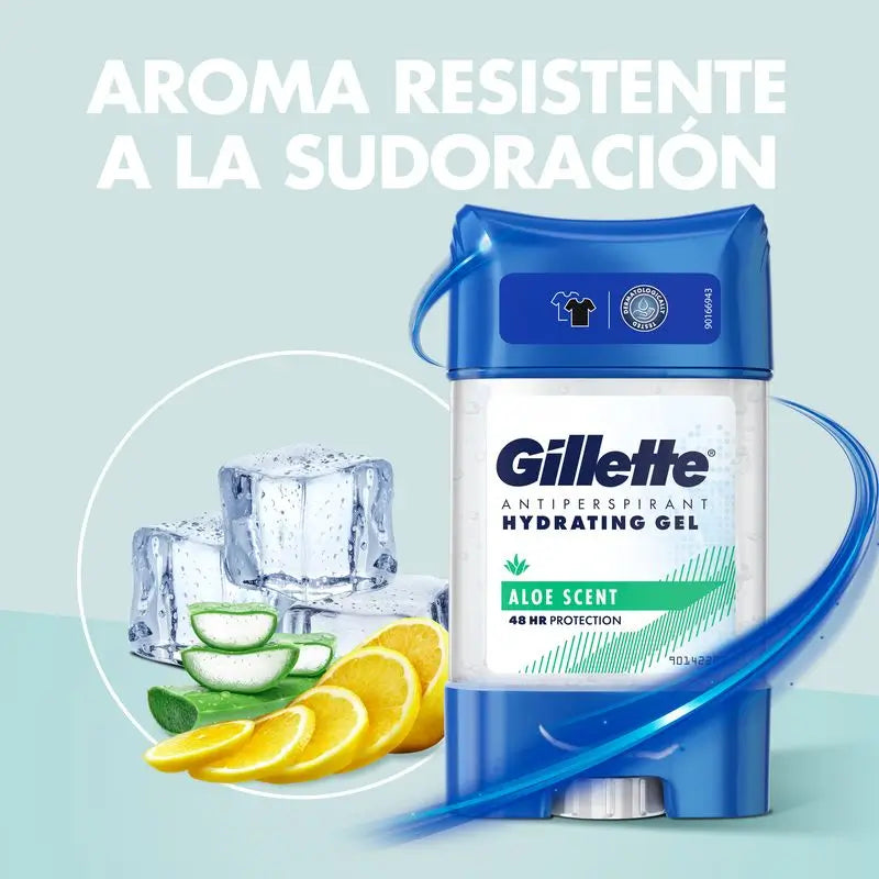 Desodorizante Gillette Hydra Gel Antitranspiração Aloé 70Ml
