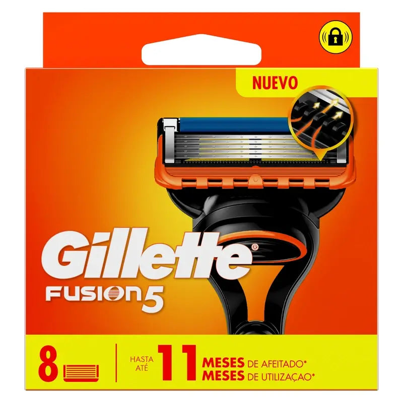 Recarga Gillette Fusion 5, 8 peças