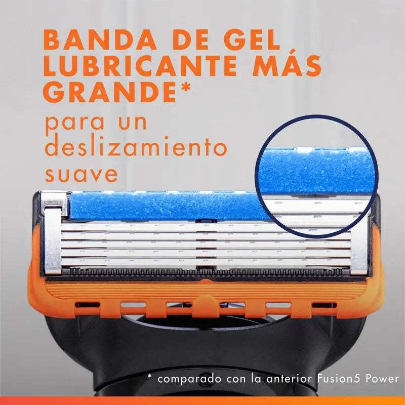 Gillette Fusion5 Power Lâminas de substituição para máquinas de barbear para homem , 4 peças