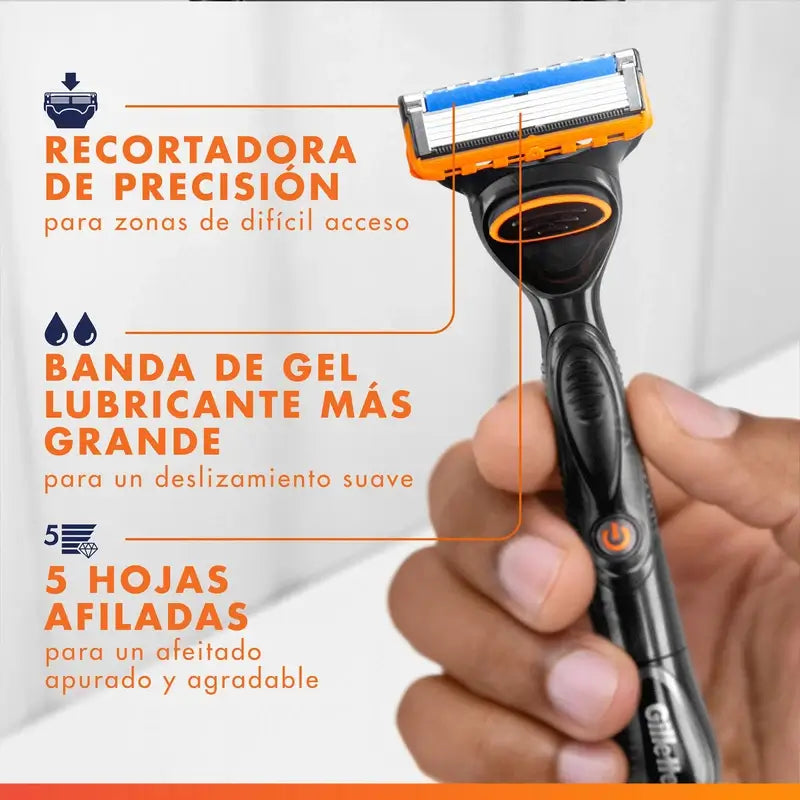 Gillette Fusion5 Power Lâminas de substituição para máquinas de barbear para homem , 4 peças