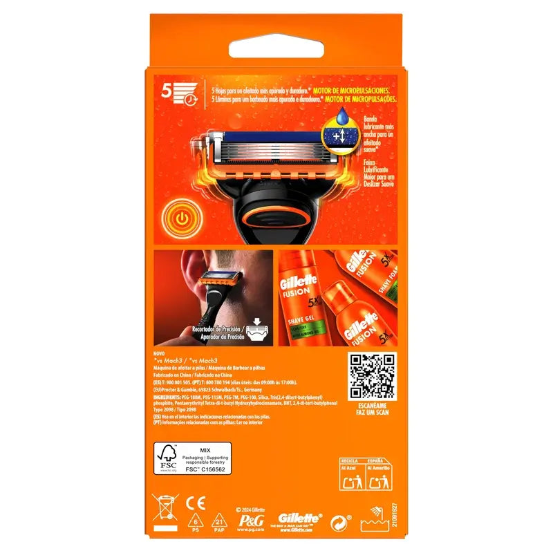 Gillette Fusion5 Power Navalha de segurança para homem