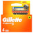 Gillette Fusion5 Proglide 4 Recargas de substituição para lâminas de barbear Fita de gel lubrificante, 4 peças
