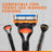 Gillette Fusion5 Proglide 4 Recargas de substituição para lâminas de barbear Fita de gel lubrificante, 4 peças