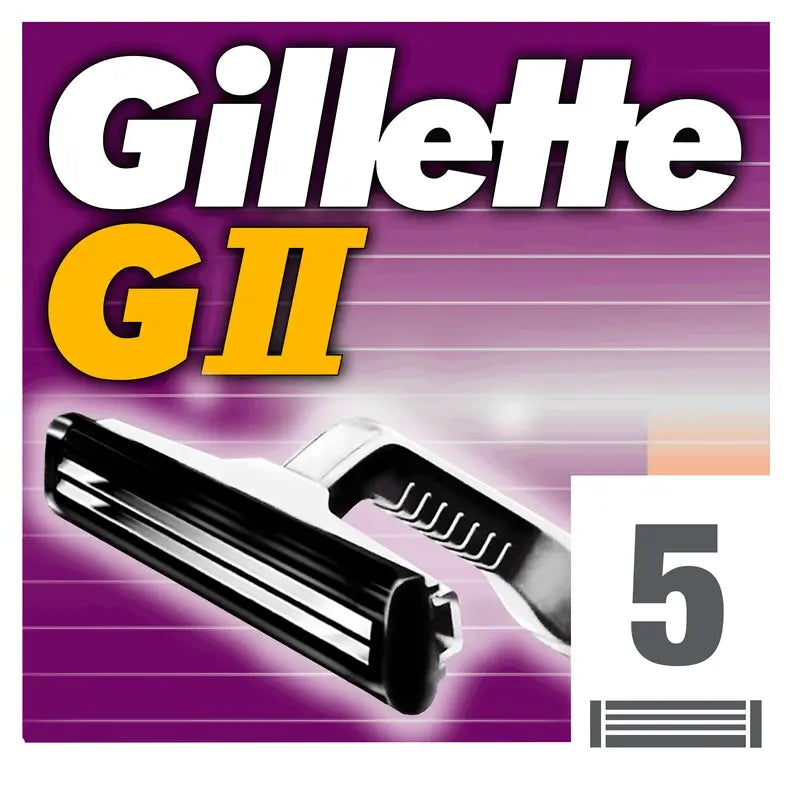 Recarga de lâmina de barbear Gillette Gii , 5 peças.