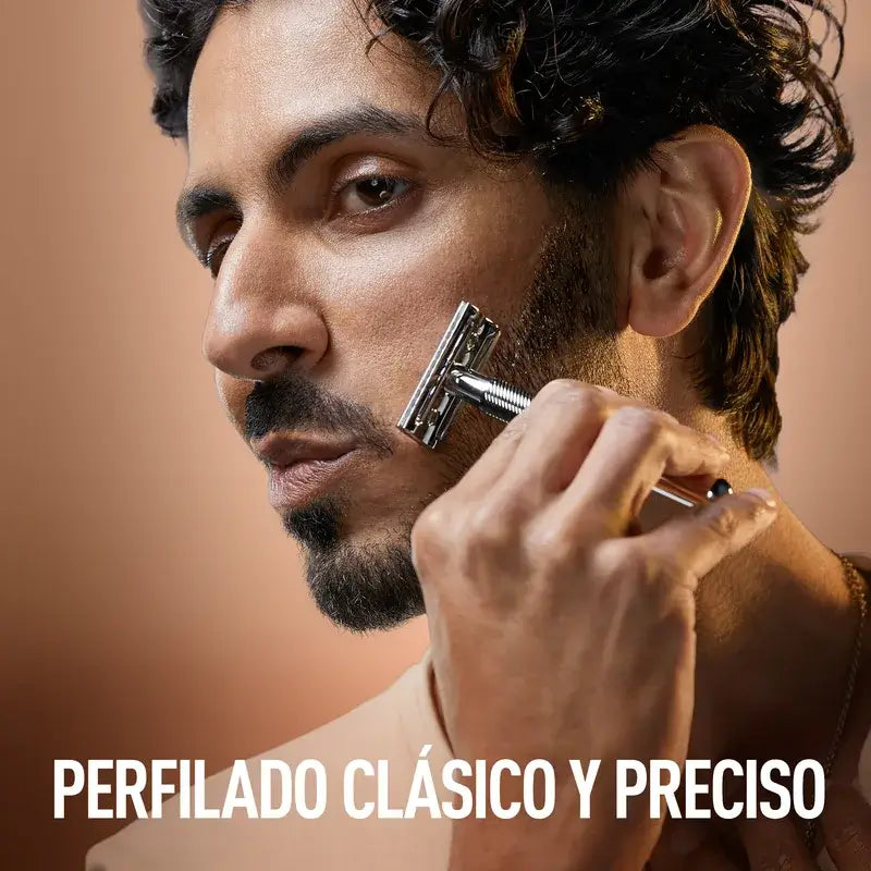 Gillette King C. Lâmina de barbear de dois gumes + 5 lâminas