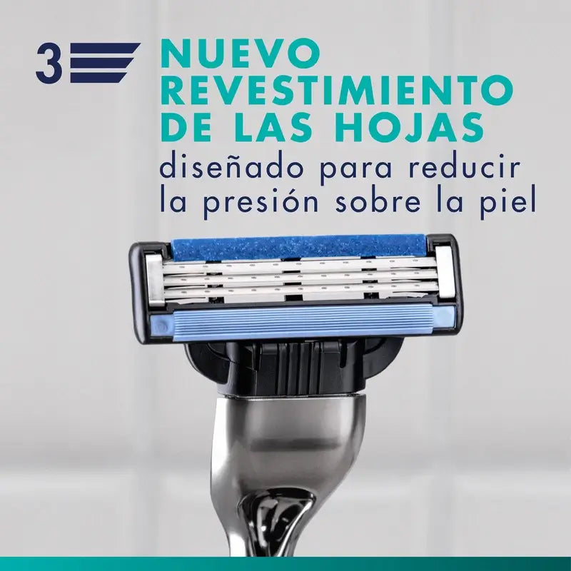 Gillette Mach3 Refil para homem, 6 recargas