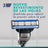 Gillette Mach3 Refil para homem, 6 recargas