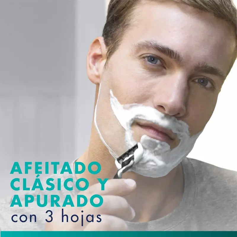 Gillette Mach3 Refil para homem, 6 recargas