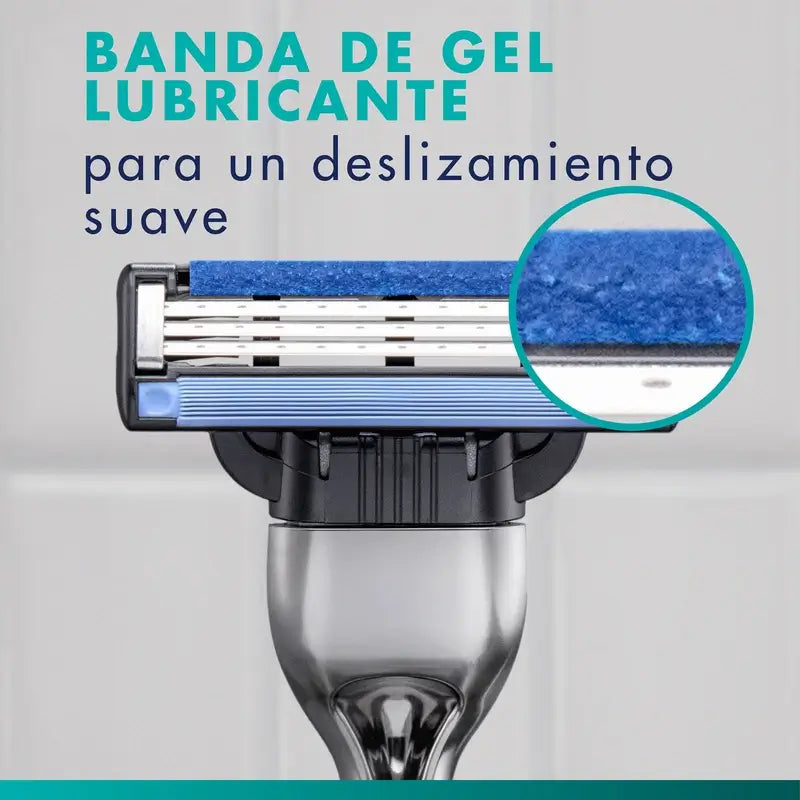 Gillette Mach3 Refil para homem, 6 recargas