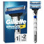 Navalha de barbear para homem Gillette Mach3 Turbo + 2 recargas