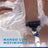 Navalha de barbear para homem Gillette Mach3 Turbo + 2 recargas