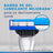 Navalha de barbear para homem Gillette Mach3 Turbo + 2 recargas