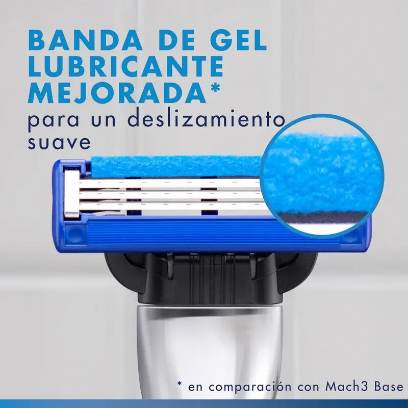Gillette Mach3 Turbo Recargas para máquinas de barbear para homem , 4 unid.