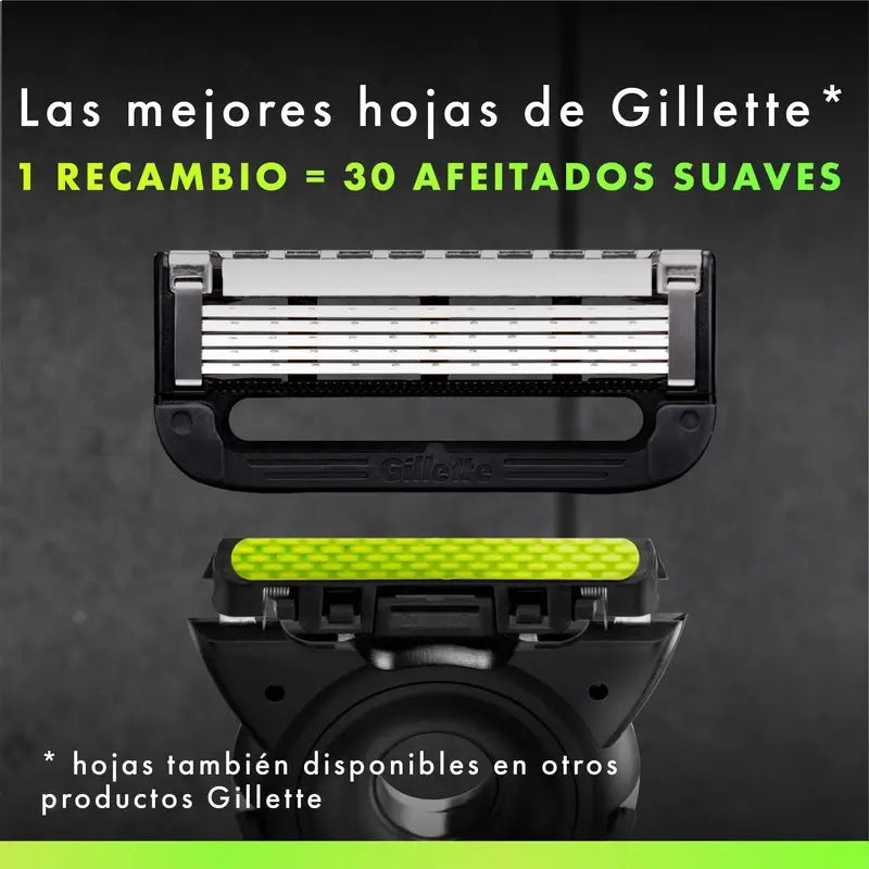 Navalha Gillette Labs com barra esfoliante + 1 recarga e cabide