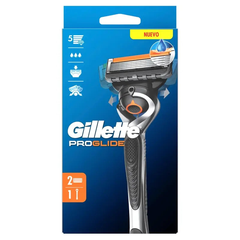 Gillette Proglide Navalha de barbear para homem , 1 cabo + 1 recarga