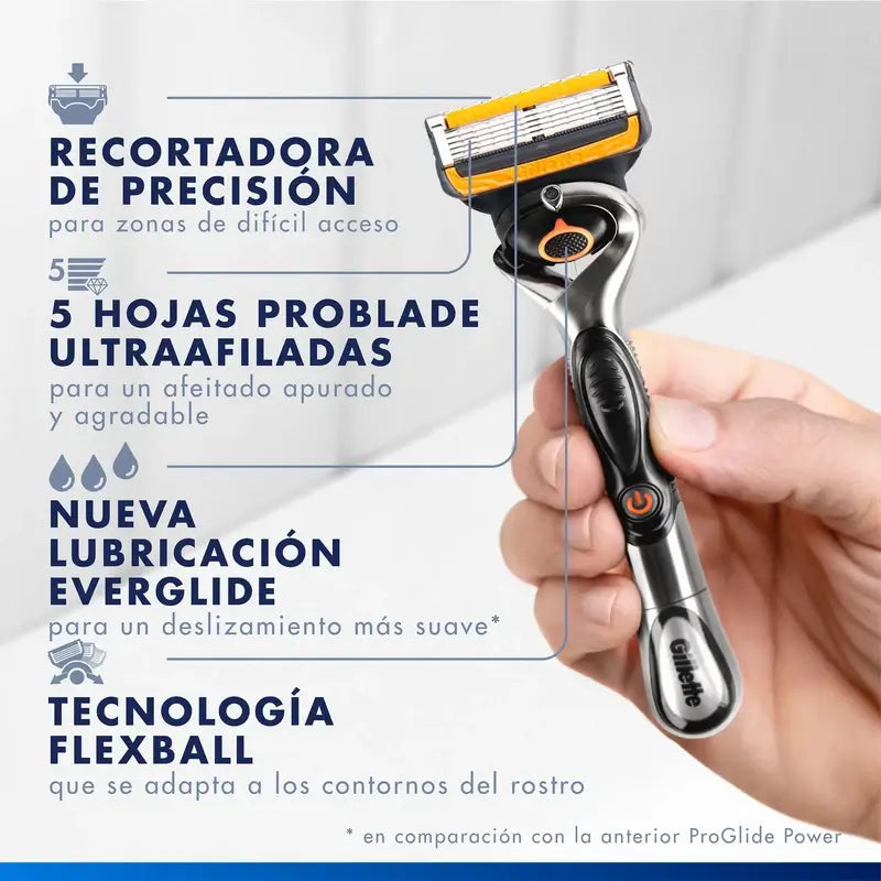 Gillette Proglide Power Refil para máquinas de barbear para homem, 3 unid.