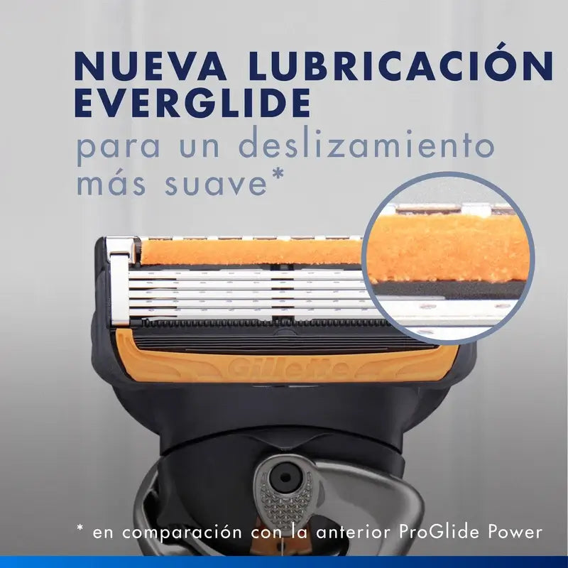 Gillette Proglide Power Refil para máquinas de barbear para homem, 4 unid.