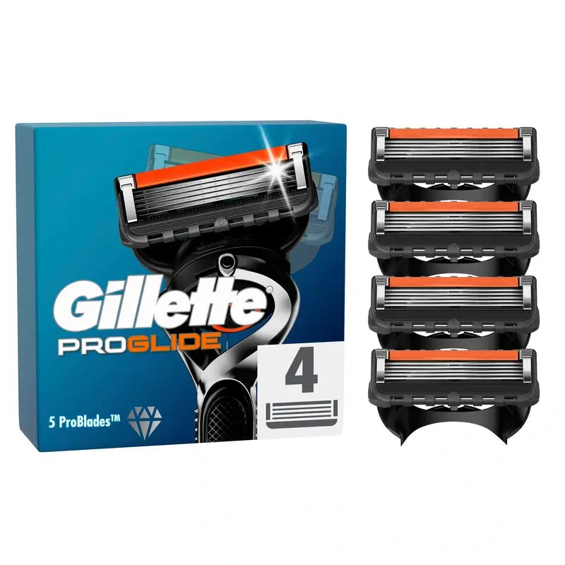 Gillette Proglide Men's Razor Refills, 4 pcs.
