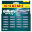 Gillette Mach3 Recarga, 20 Recargas