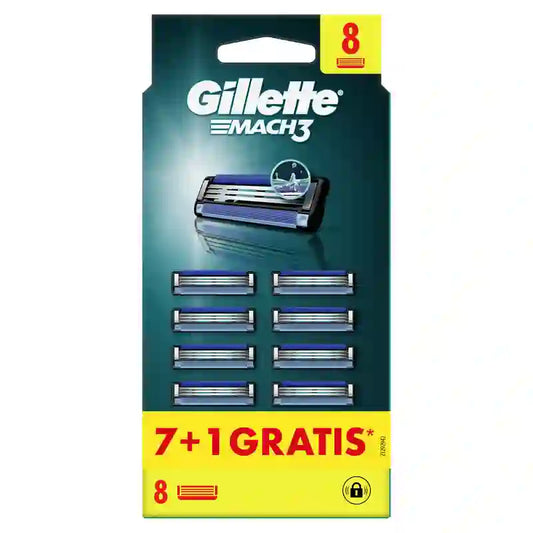 Gillette Mach3 Recarga, 7+1 Recargas