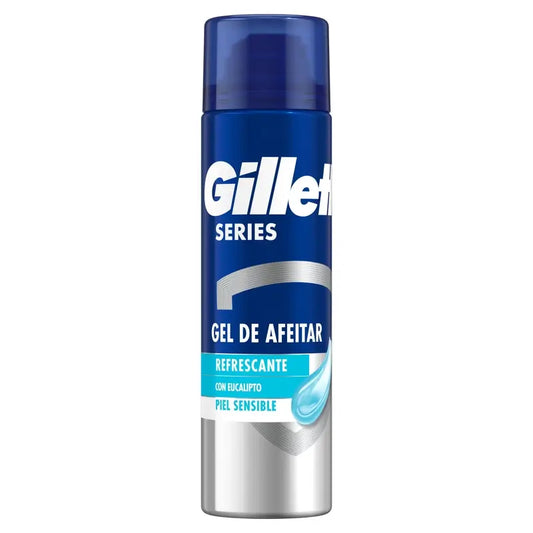 Gel de barbear Gillette Series Men's Refreshing Eucalyptus, 200 ml