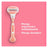 Gillette Venus Comfortglide Spa Breeze Navalha de depilação feminina, 1 cabo + 3 recargas