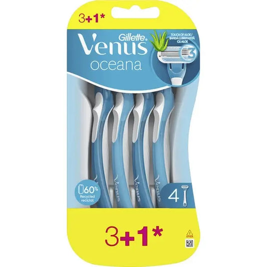 Gillette Venus Oceana Lâminas de depilação , 4 peças