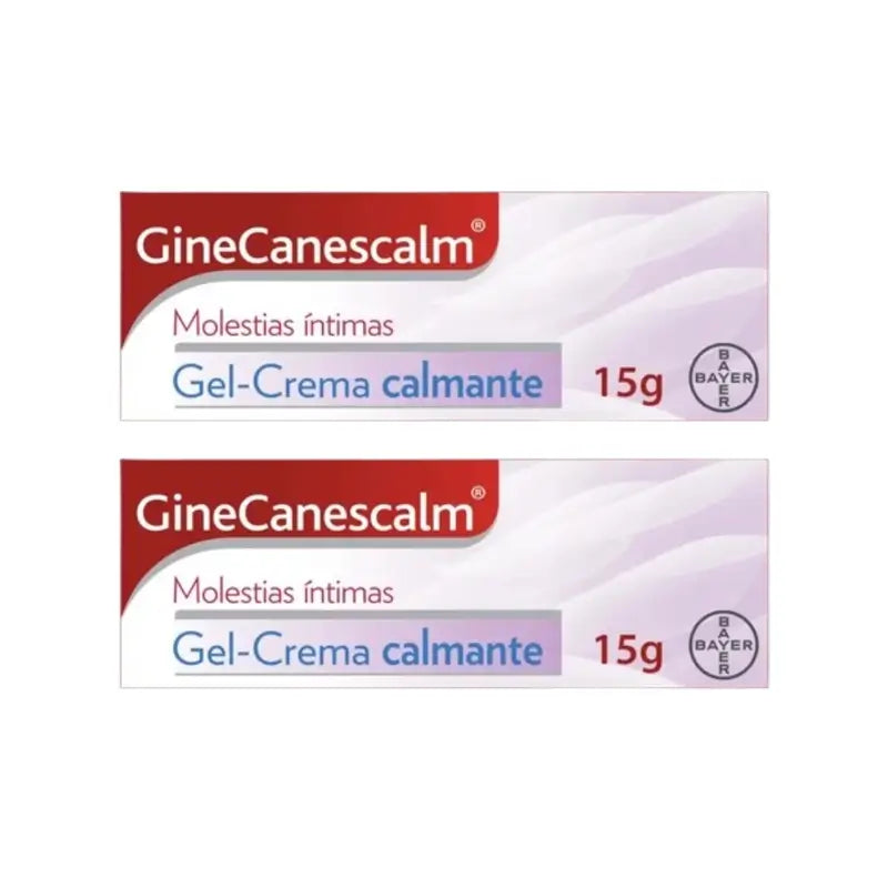 Ginescanes GineCanescalm Gel-Creme Suavizante, 2X15 Gr
