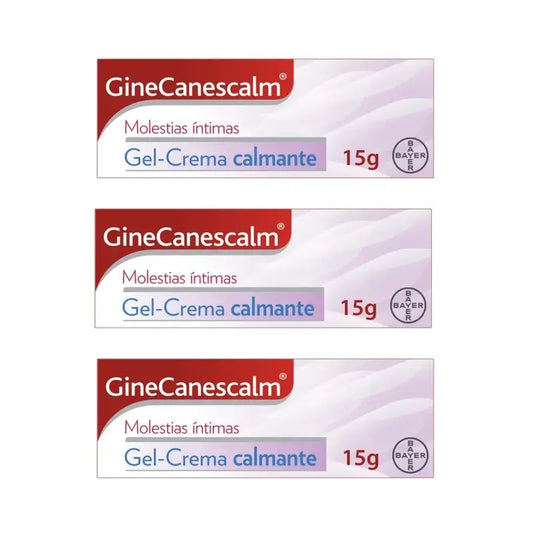 Gine-Canestén Ginecanescalm Gel-Creme Suavizante, 3X15 Gr