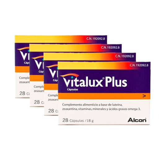 Pacote Vitalux 4 unidades, 84 Cápsulas