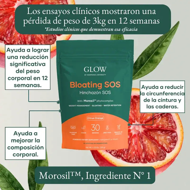 Glow Bloating SOS Inchaço Abdominal, 120 gr