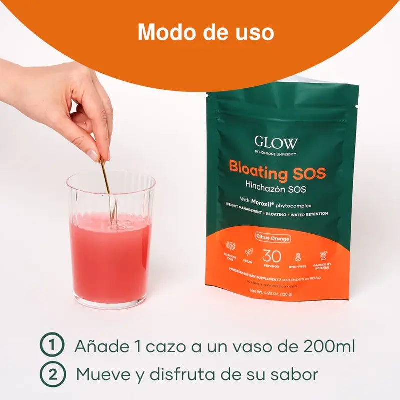 Glow Bloating SOS Inchaço Abdominal, 120 gr