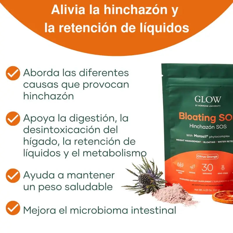 Glow Bloating SOS Inchaço Abdominal, 120 gr