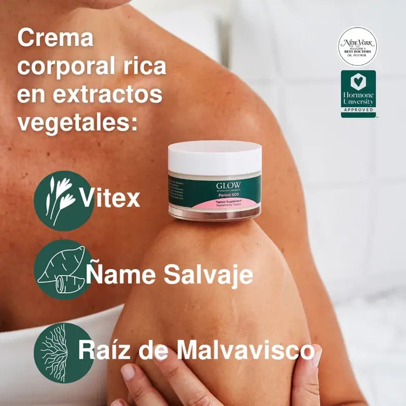 Glow Botanical Body Cream Period Sos , 50 ml