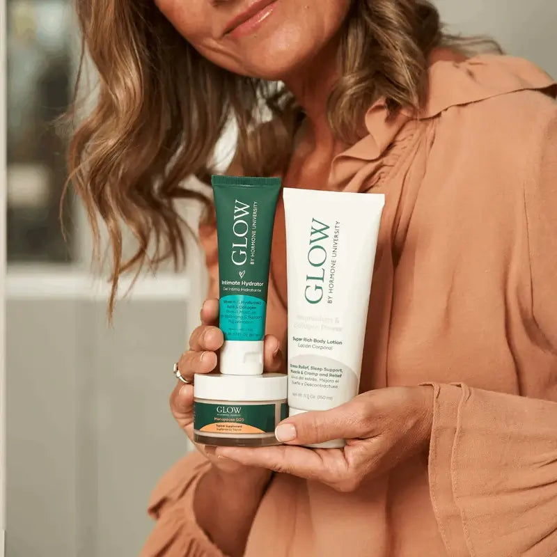 Pacote de bem-estar total para a menopausa da Glow Botanica