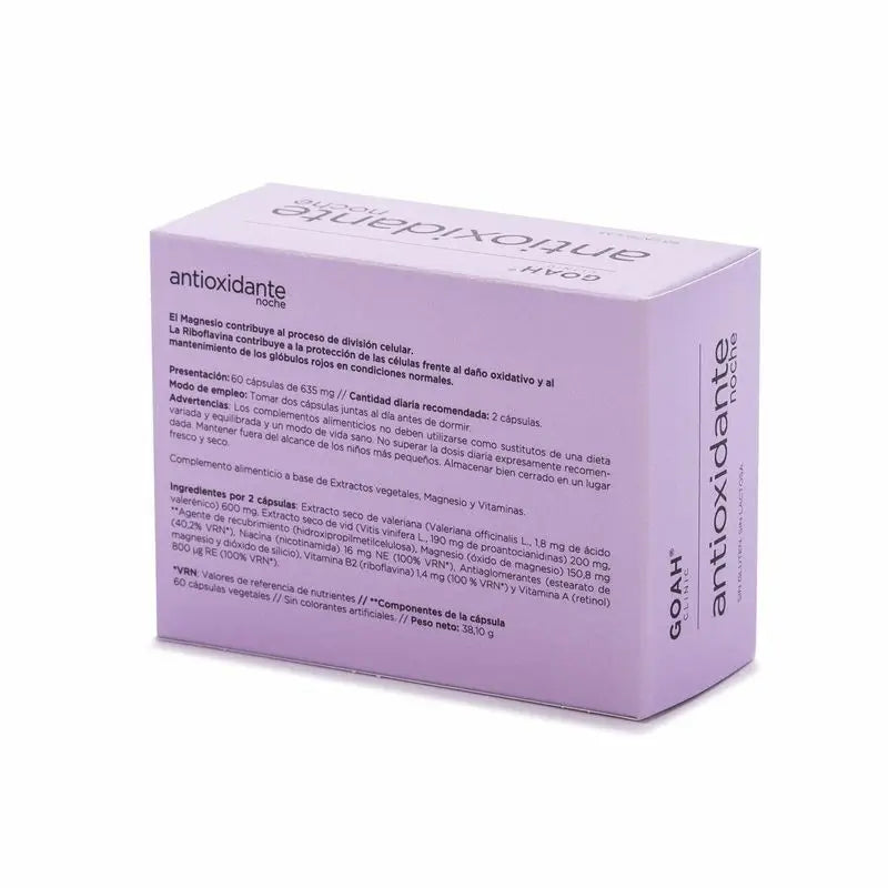 Clínica Goah Noite Antioxidante 60 cápsulas