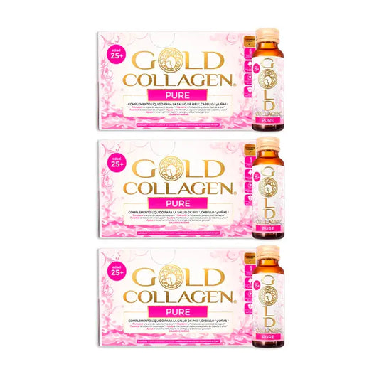 Gold Collagen Pure Pack 3 x 10 Ampolas